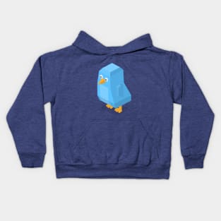 Funny animal - Curious bird Kids Hoodie